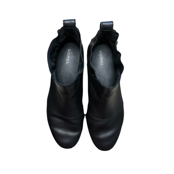 Excellent condition- slip on SOREL Harlow Chelsea black boot. - Picture 5 of 7